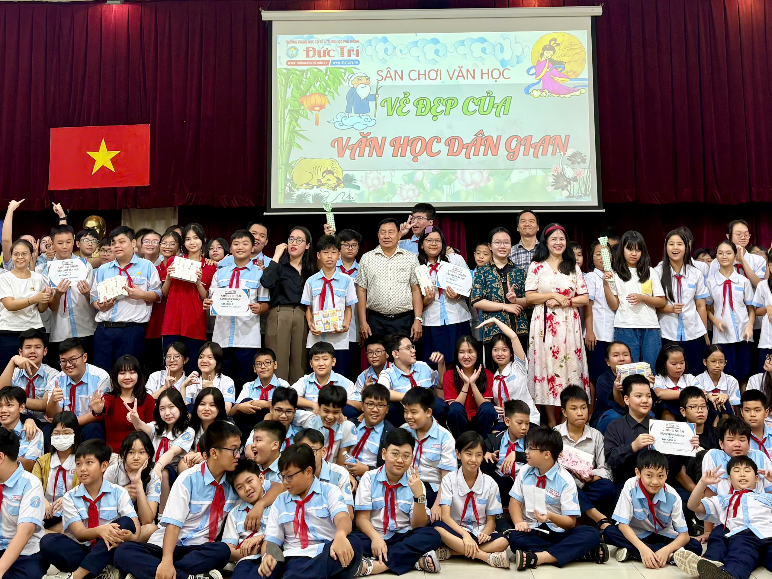SÂN CHƠI NGOẠI KHÓA VĂN HỌC DÂN GIAN KHỐI 6-7-8