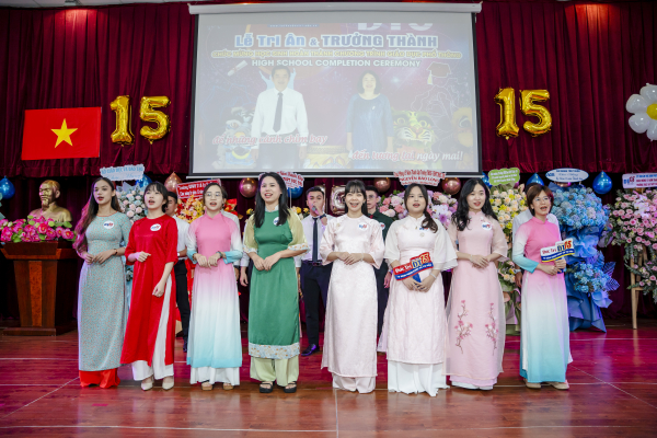 Lễ kỷ niệm 15 năm thành lập trường