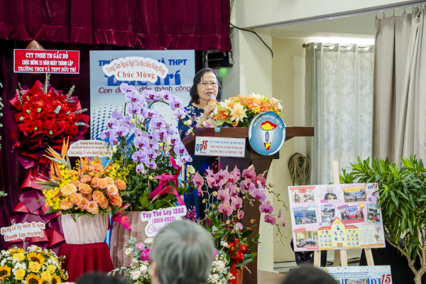 Lễ kỷ niệm 15 năm thành lập trường